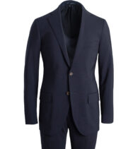 Suggested Item: Allen Navy Stretch Wool Suit