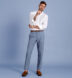 Zoom Thumb Image 3 of Allen Faded Blue S130s Tropical Wool Dress Pant