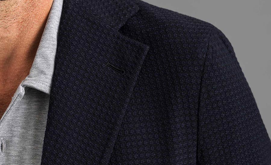 Detail of Guabello Stretch Wool
