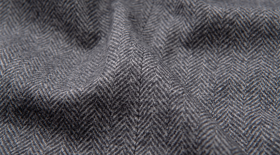 Bedford Grey Wool Herringbone Jacket - Custom Fit Tailored Clothing
