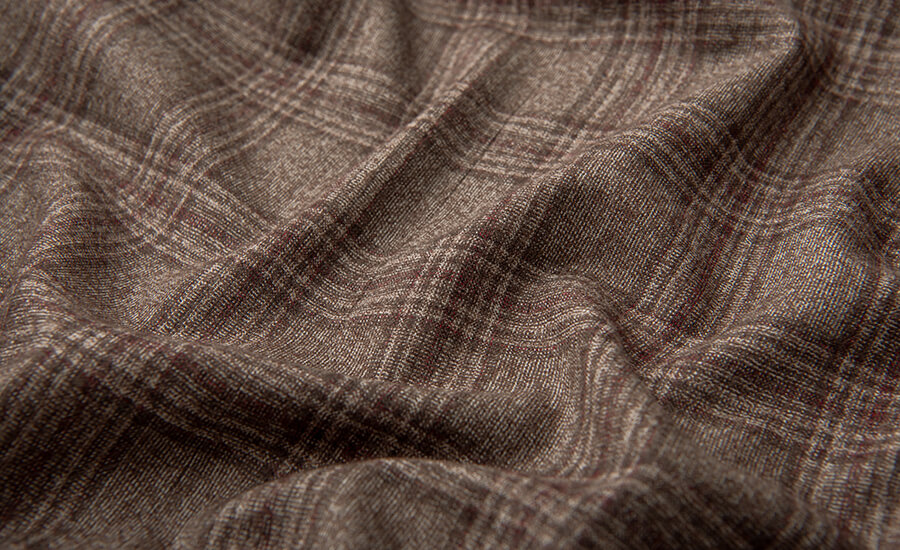 Detail of Guabello Merino Wool