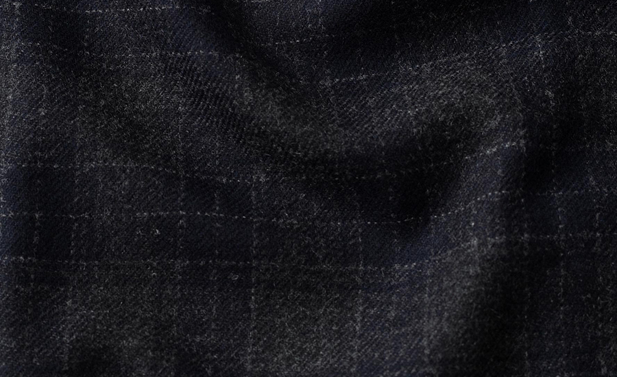 Detail of E. Thomas Wool Cashmere