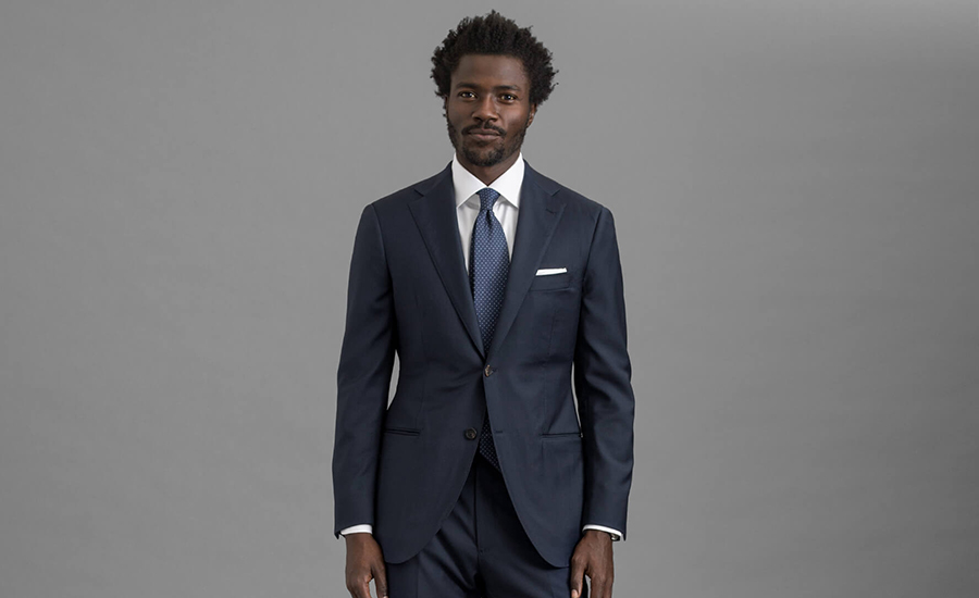 Loro Piana Fabric Grey S150s Mercer Suit - Custom Fit Tailored Clothing