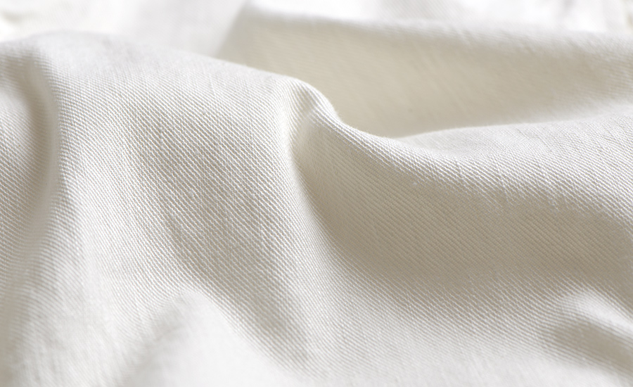 Detail of Progetto Uno Stretch Cotton & Linen