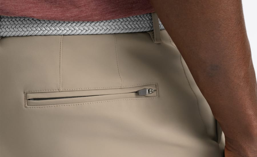Milano Taupe Performance Golf Chino - Custom Fit Pants