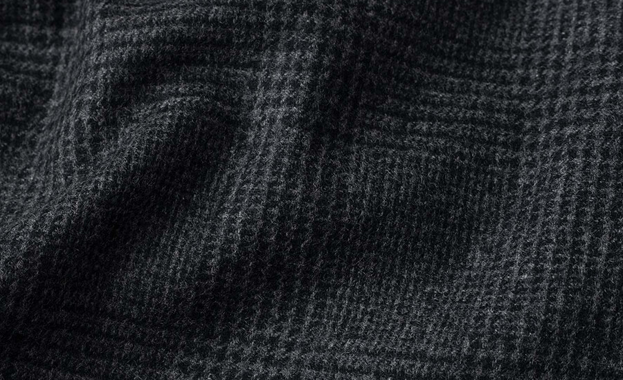 Detail of E. Thomas Wool Cashmere
