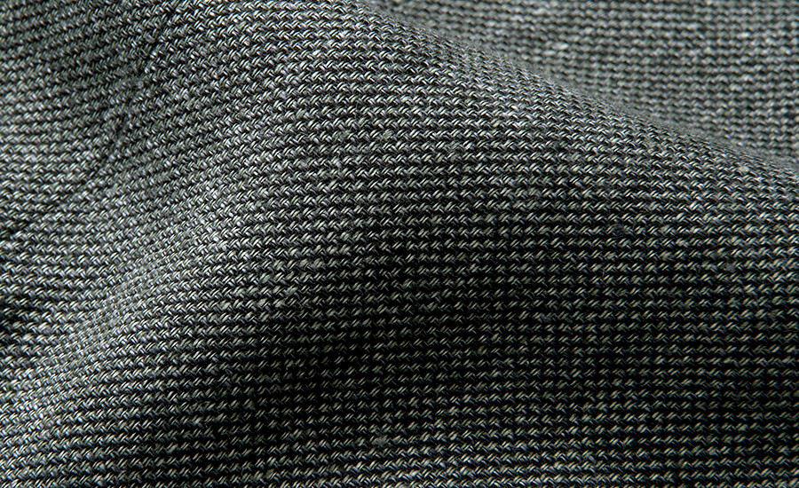 Detail of Comero Linen and Wool Hopsack