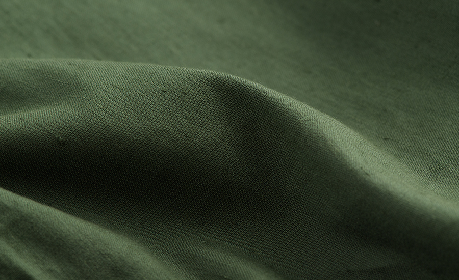 Detail of Tessuti di Sondrio Stretch Linen Blend