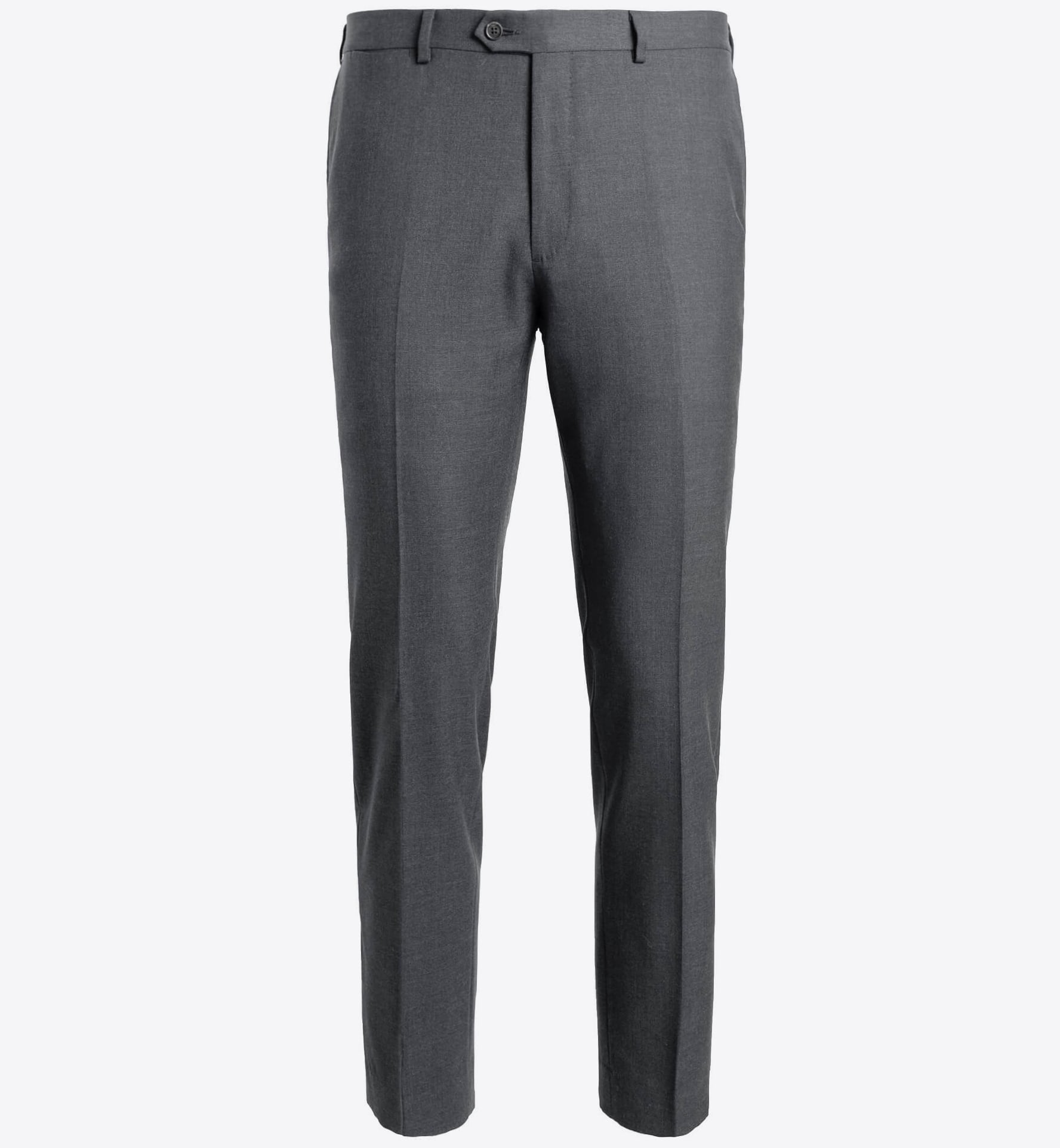 Allen Grey Comfort Fresco Dress Pant - Custom Fit Tailored Clothing