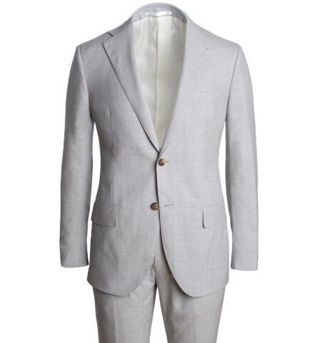 Thumb Photo of Drago Light Grey Tropical Wool S130s Allen Suit