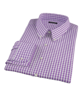 Purple Aster Gingham Shirts by Proper Cloth