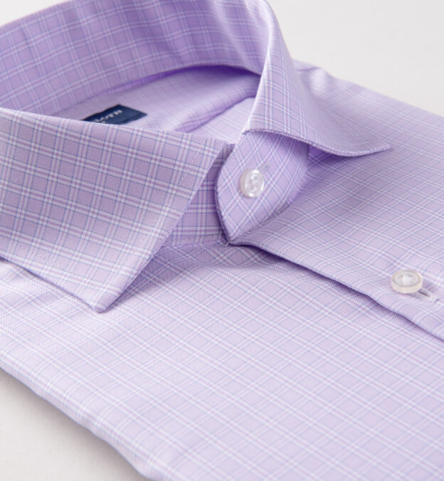 Mayfair Wrinkle-Resistant Lavender Small Check