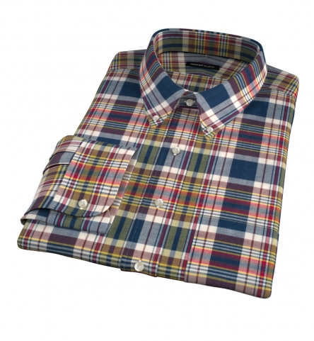 Blue Madras Dress