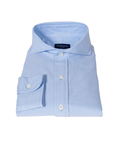 Light Blue Heavy Oxford Cloth Tailor Made Shirt 