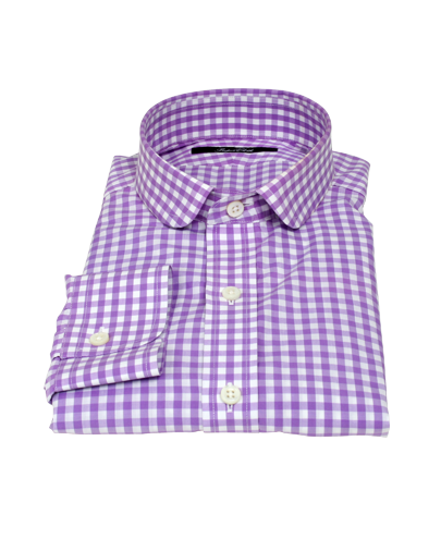 Light Purple Gingham Shirts by Proper Cloth