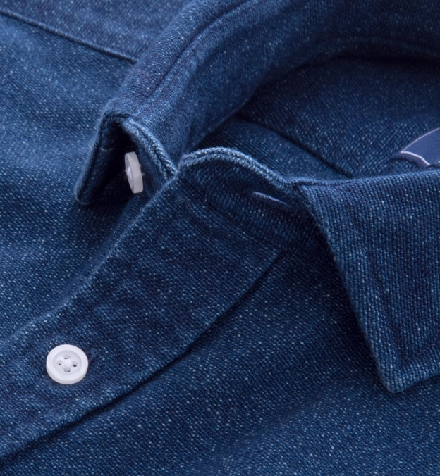 indigo overshirt