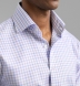 Mayfair Wrinkle-Resistant Lilac and Blue Check Shirt Thumbnail 5