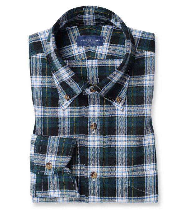 dress stewart flannel shirt