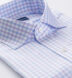 Mayfair Wrinkle-Resistant Lilac and Blue Check Shirt Thumbnail 2