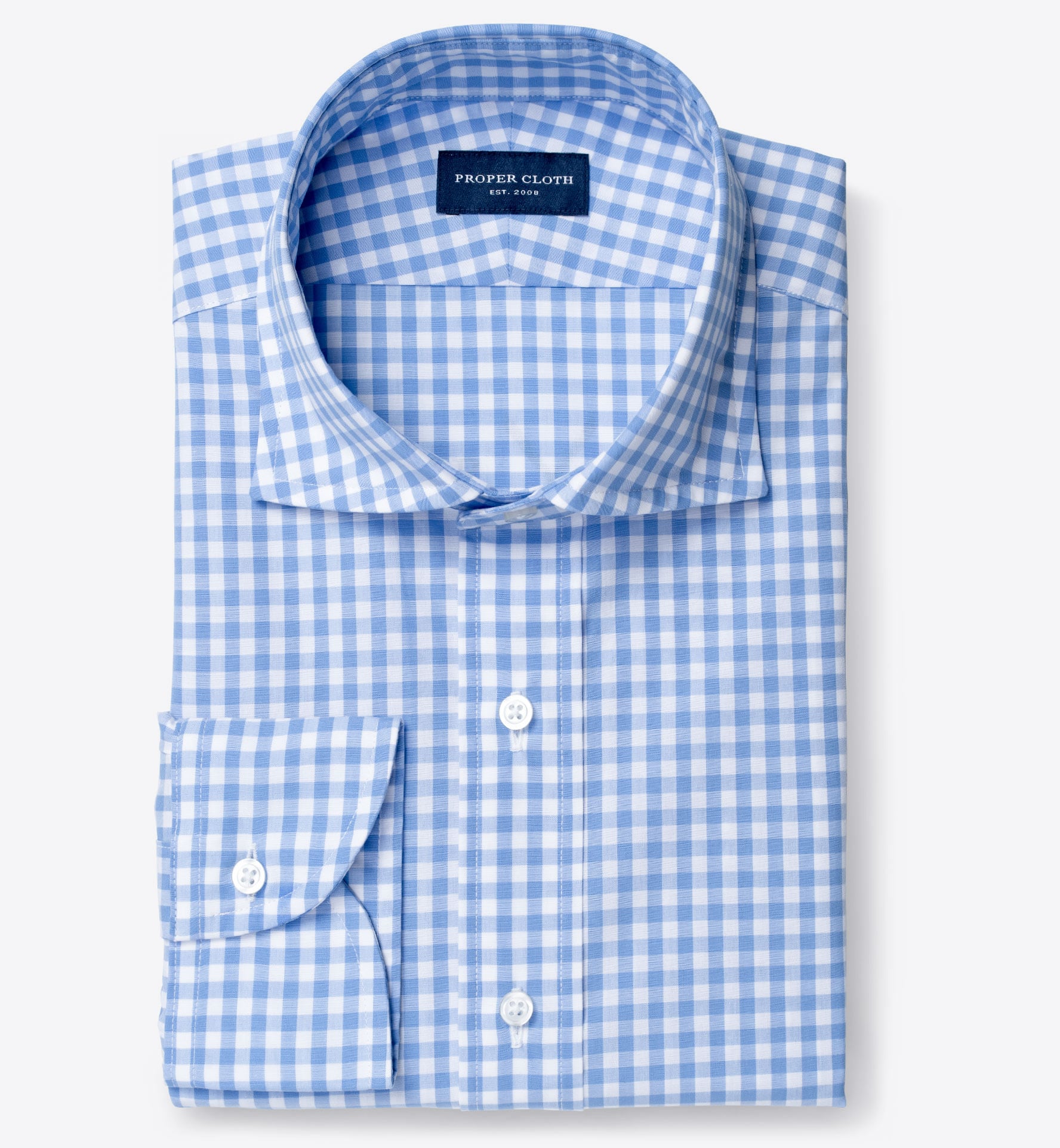 light blue gingham shirt women's