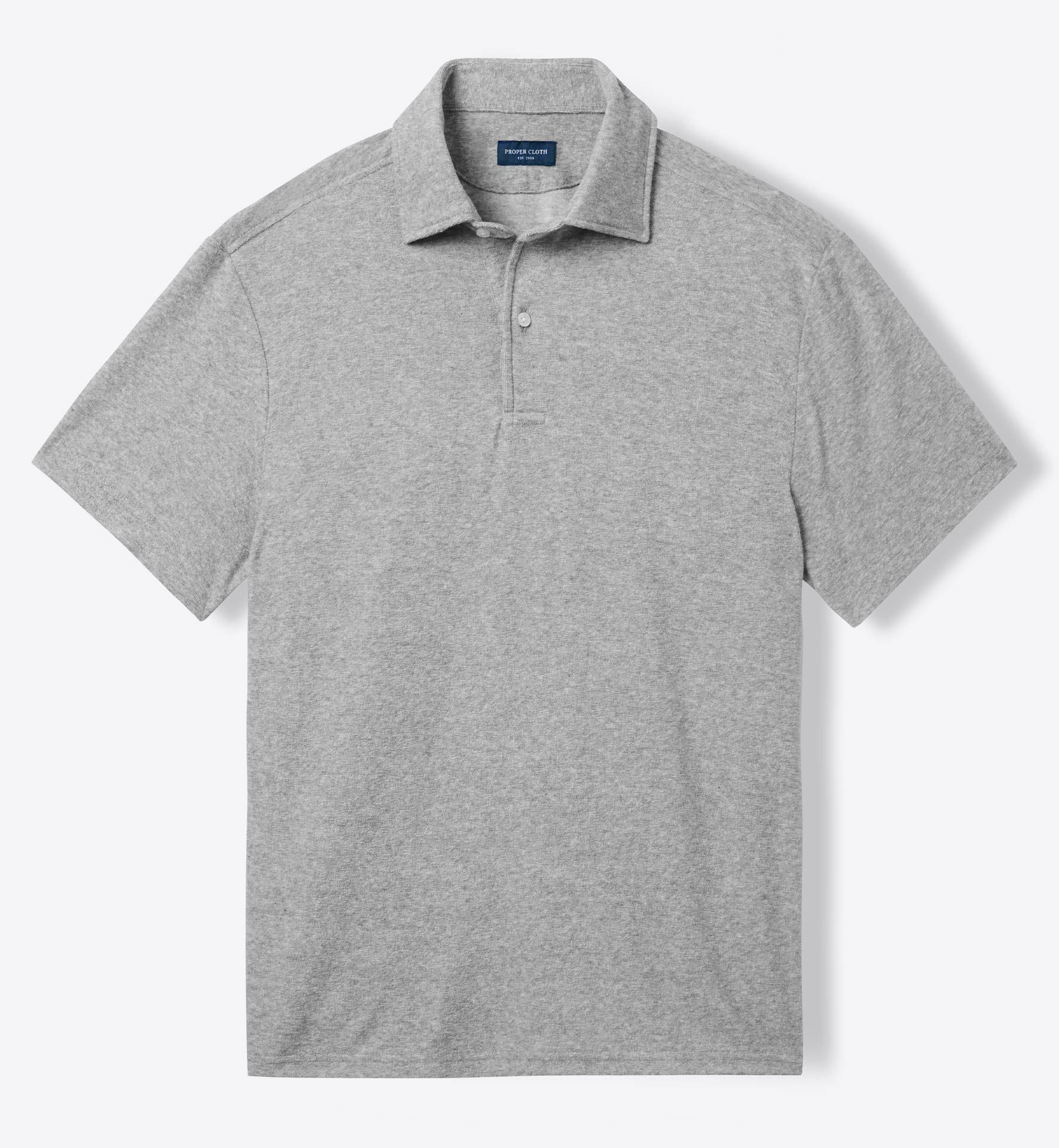 Buy BYFORD By Pantaloons Grey Melange Navy Polo Pure Cotton T Shirt -  Tshirts for Men 940887