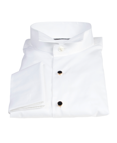 Classic White Pinpoint Custom Dress Shirt 