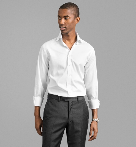 Lafayette White Twill by Proper Cloth