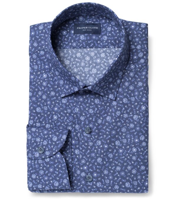 and Rubinelli Royal Blue Floral Print 