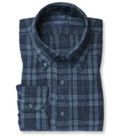 Suggested Item: Leomaster Washed Navy Plaid Linen