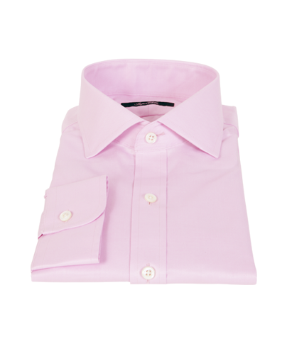 Pink Royal Twill Custom Dress Shirt 