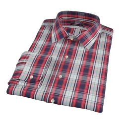 Large Red and Blue Plaid Shirts by Proper Cloth