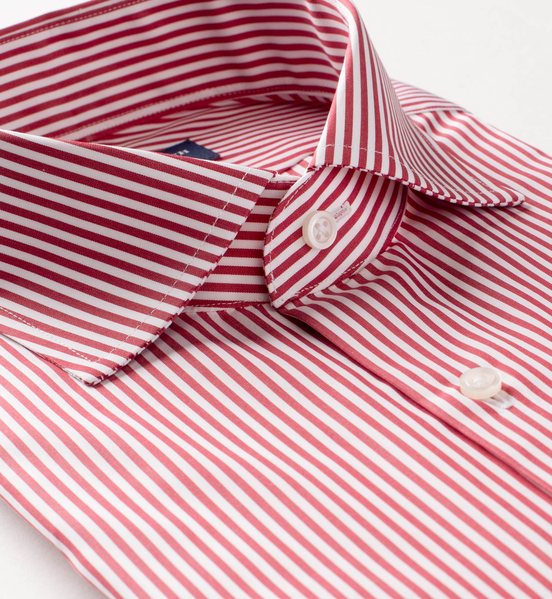 Stanton 120s Red Bengal Stripe Men's Dress Shirt by Proper Cloth