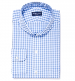 light blue gingham shirt women's