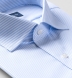 Mayfair Wrinkle-Resistant Light Blue Stripe Shirt Thumbnail 2
