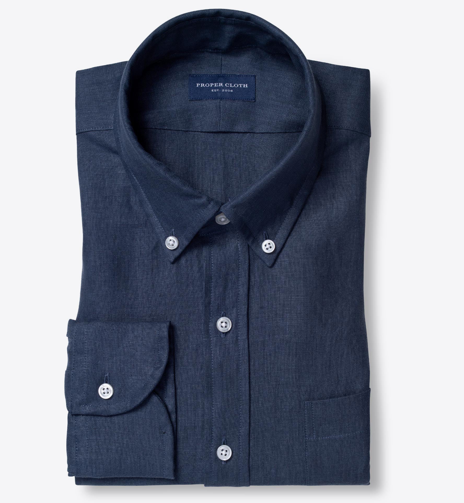 Baird McNutt Blueberry Hemp Shirt by Proper Cloth