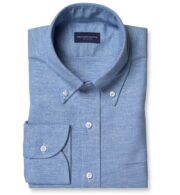Suggested Item: Portuguese Blue Cotton and Hemp Heavy Oxford
