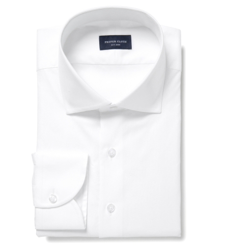 Thomas Mason Light Blue Royal Oxford Custom Dress Shirt by Proper Cloth