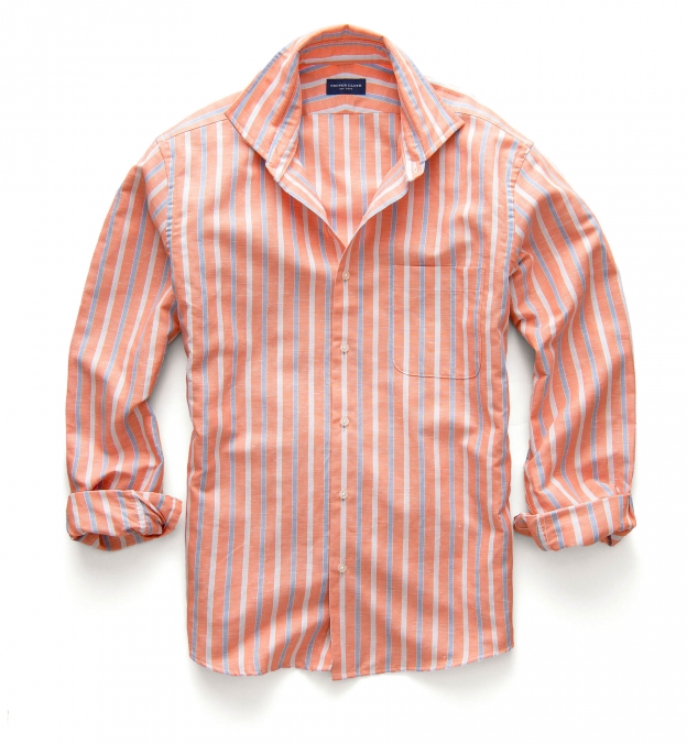 coral oxford shirt