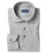 Carmel Grey Tencel and Cotton Pique Shirt Thumbnail 1