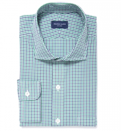 Canclini 120s Green Multi Gingham Shirts by Proper Cloth