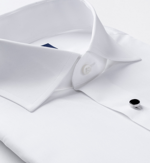 white broadcloth dress shirt