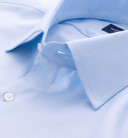Mercer Light Blue Royal Oxford Tailor Made Shirt by Proper Cloth