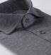 Reda Grey Melange Merino Wool Jersey Knit Shirt Thumbnail 2