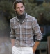 Canclini Beige and Grey Plaid Beacon Flannel Shirt Thumbnail 2