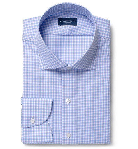 Mayfair Wrinkle-Resistant Lavender and Blue Shadow Check Dress Shirt by ...