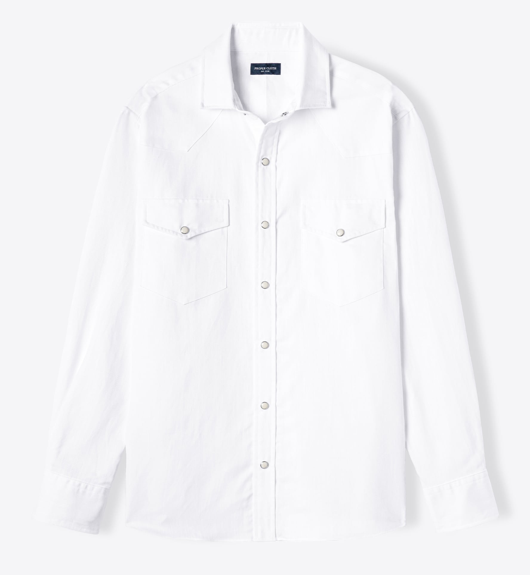 Monogram Short-Sleeved Denim Shirt - Men - Ready-to-Wear
