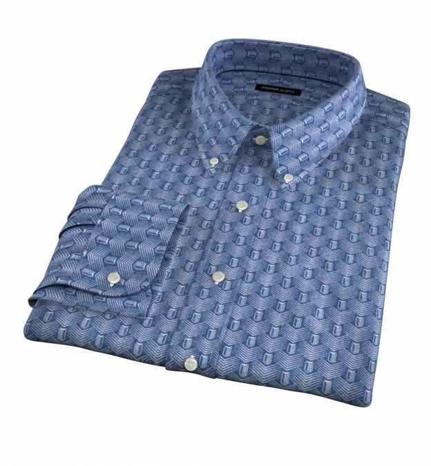 Katazome Faded Arrow Print Shirts by Proper Cloth