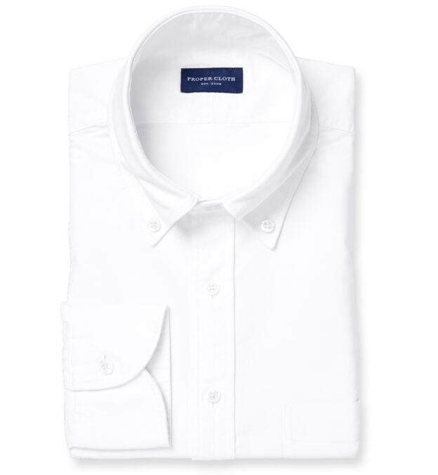 Natural White Oxford Cloth Shirt By Proper Cloth