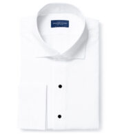 Suggested Item: White Stretch Broadcloth with Tuxedo Pique Bib