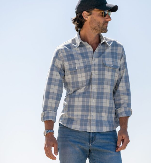 faded plaid shirts